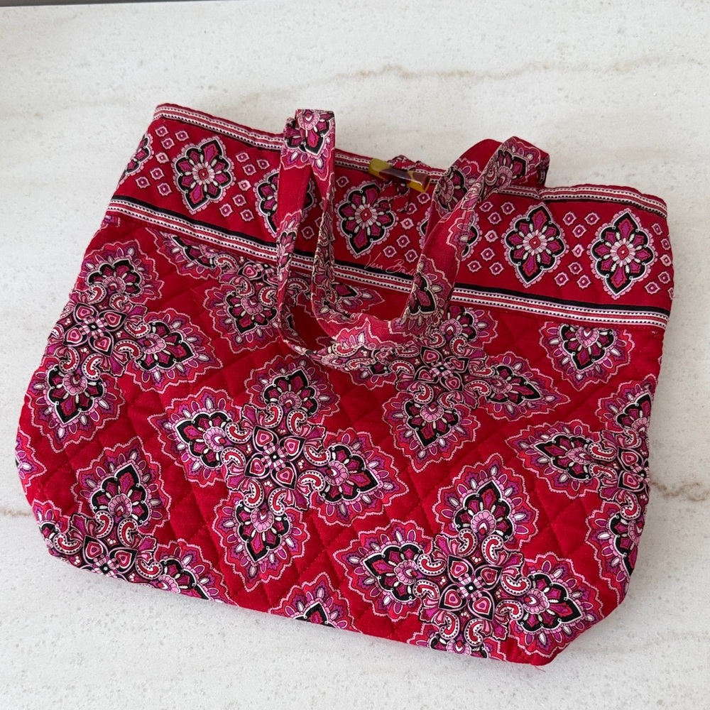 Vera Bradley Frankly Scarlet Tote Bag